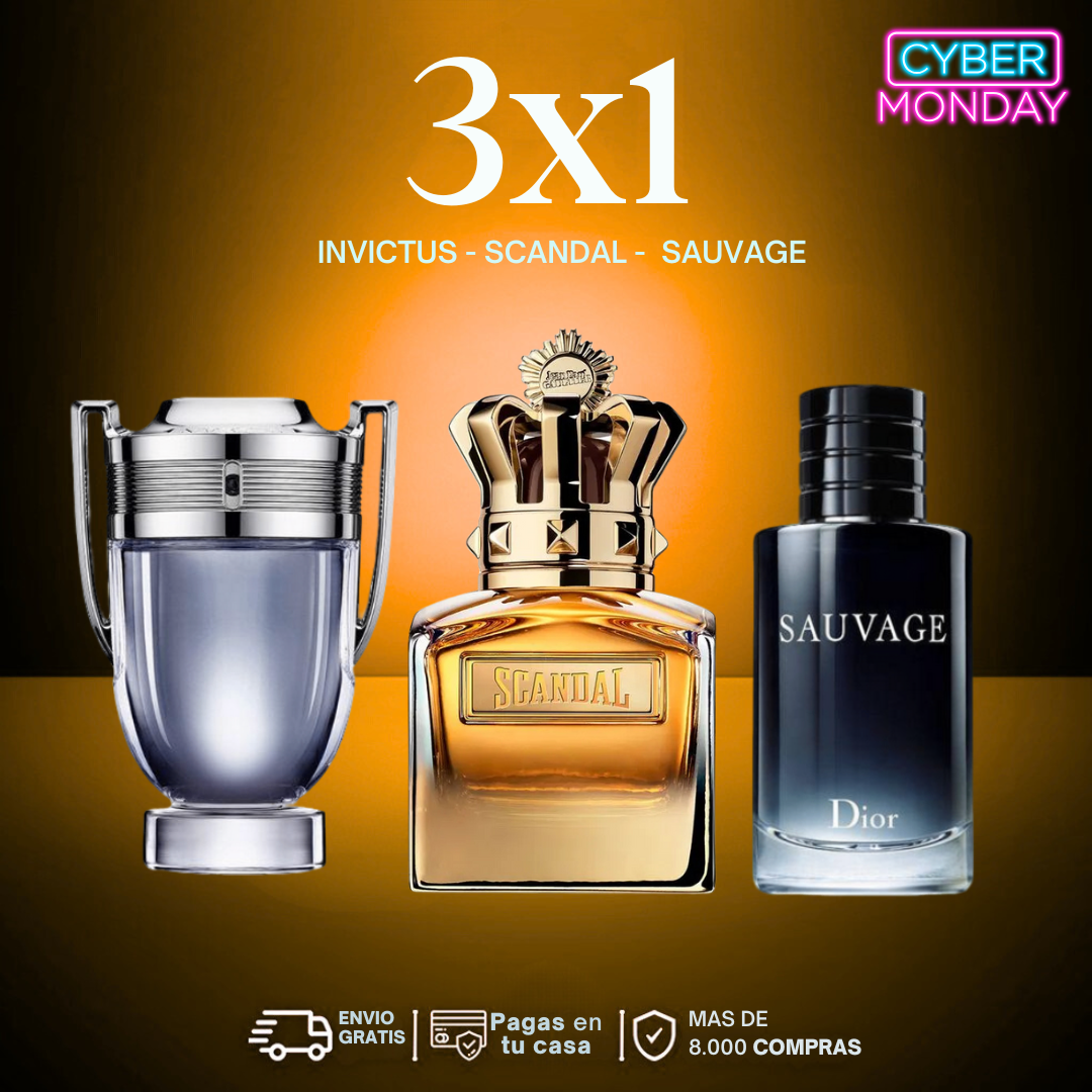 3x1 - Invictus + Scandal + Sauvage