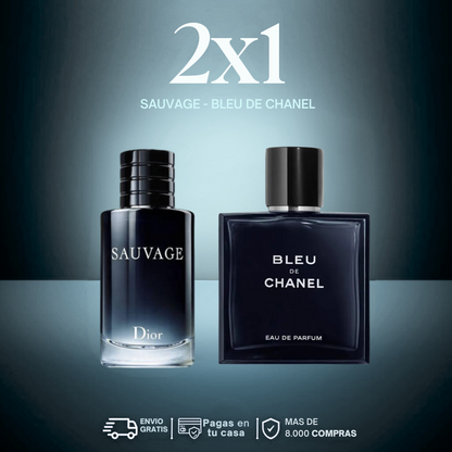 2x1 Sauvage X Bleu De Chanel