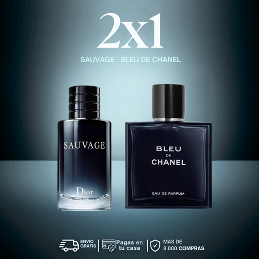 2x1 Sauvage X Bleu De Chanel