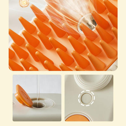 2x1 Cepillo Vaporizador para Mascotas Recargable – Ideal para Perros y Gatos