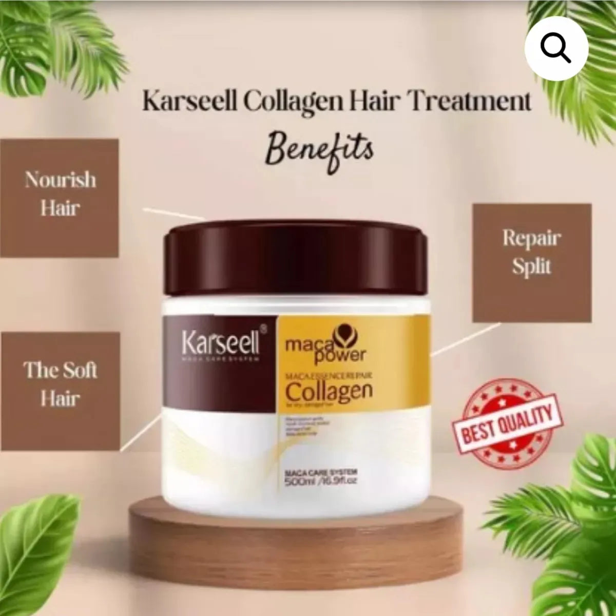 Baño De Crema Karseell Carsel Pelo Seco