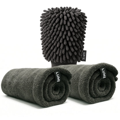 Combo Detailing™ | 2 Paños Microfibra Detail™ + Guante Microfibra Detail™