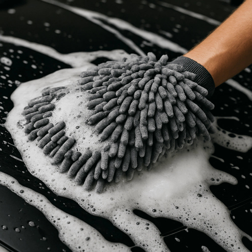 Combo Detailing™ | 2 Paños Microfibra Detail™ + Guante Microfibra Detail™