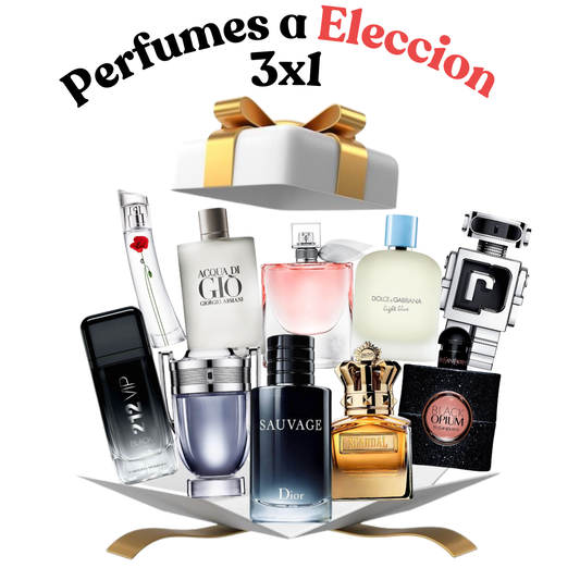 3x1 Perfumes a Elección