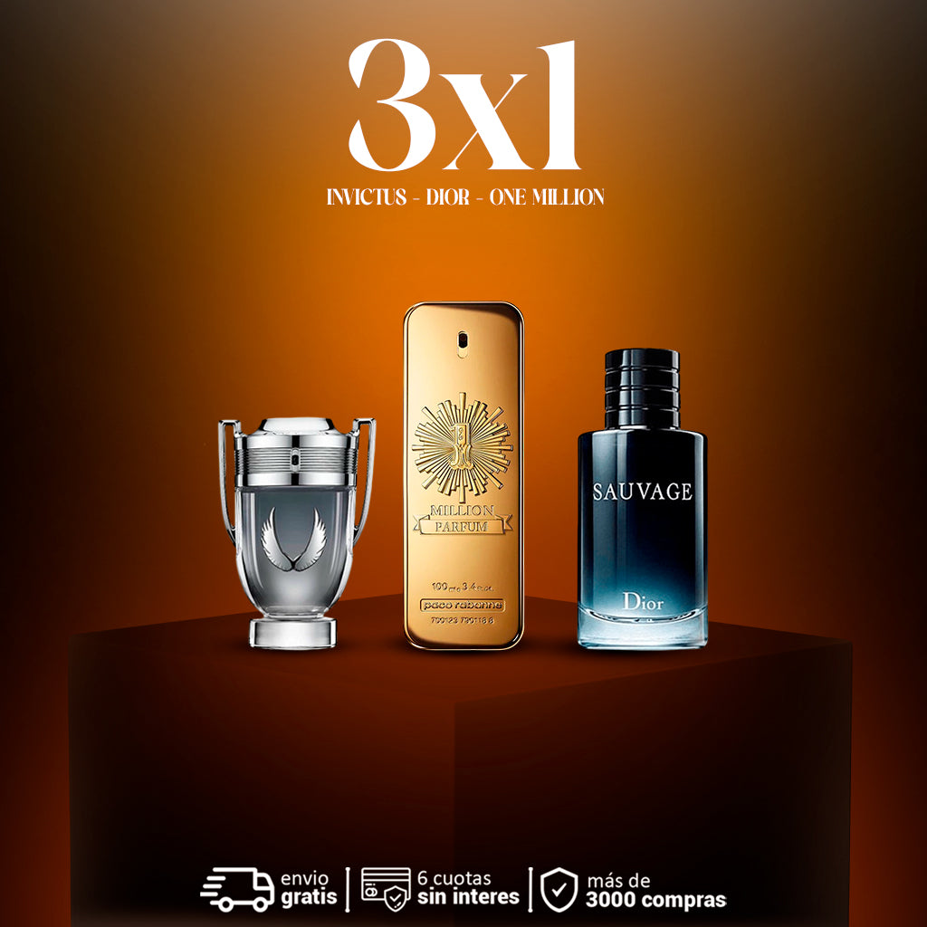 3X1 INVICTUS+ ONE MILLION + SAUVAGE
