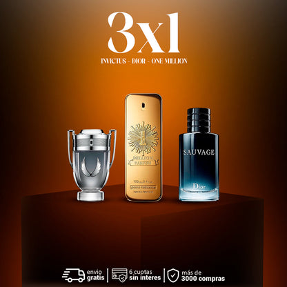 3X1 INVICTUS+ ONE MILLION + SAUVAGE
